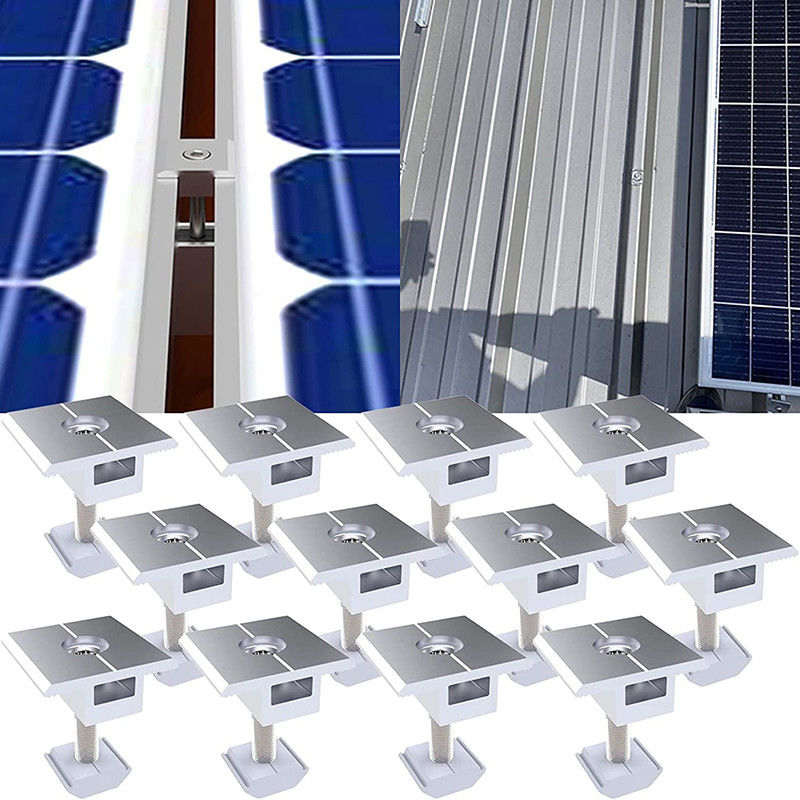 ISO9001 gecertificeerd zonnepaneel middenklem anti-corrosie veilige installatie