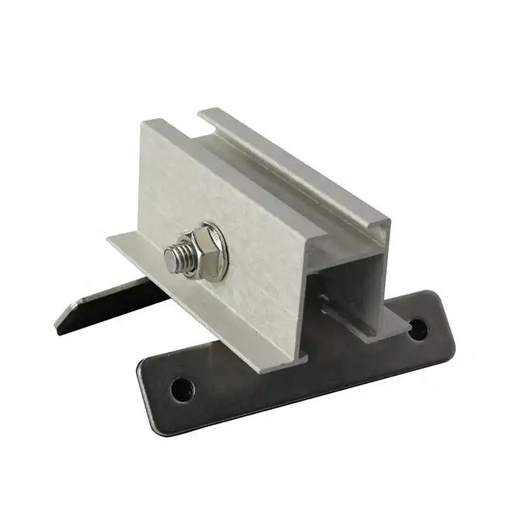 Metalen dak zonnepaneel aluminium armature PV dakinstallatie kit verticale naad dak armature van Chinese fabrikant