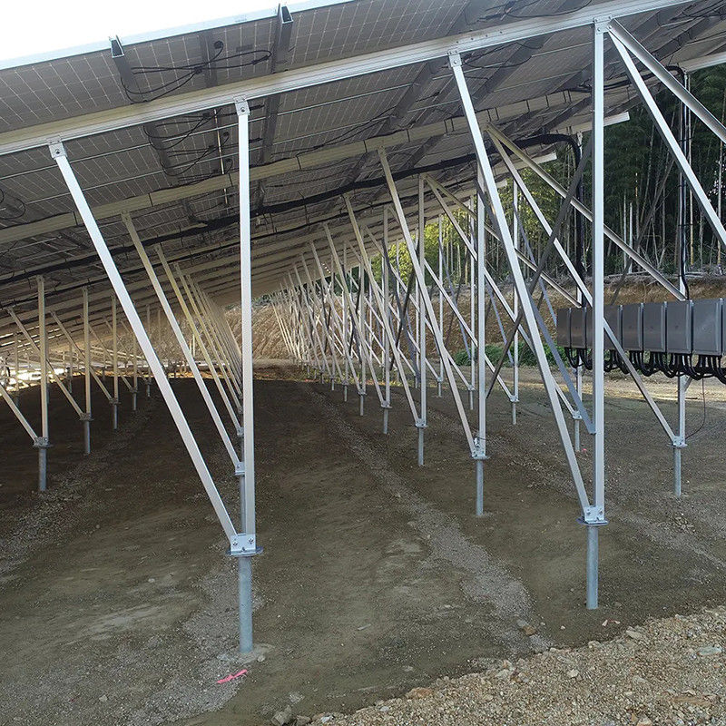 Betonfundament Corrosiebestendige grond zonnepaneel bevestigingsbeugel voor het instellen van de kantelhoek
