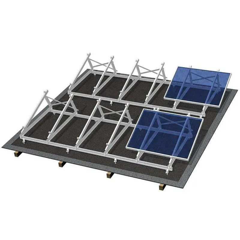 Natuurlijke C-vormige dakbevestigingsbeugels voor zonnepanelen voor grootschalige installaties