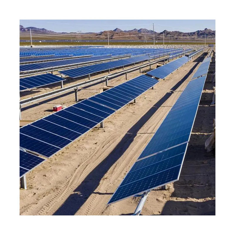 Geïmporteerd fotovoltaïsch tracking-systeem met één as uit een Chinese fabriek + zelfreinigend systeem voor fotovoltaïsche panelen