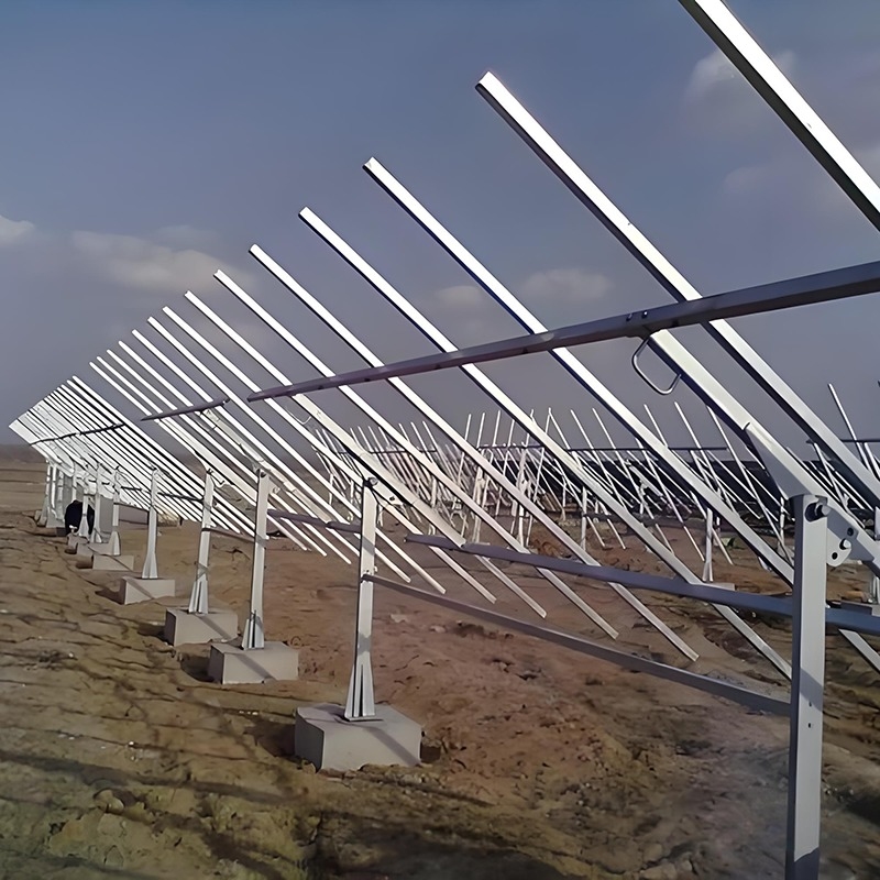 Aluminum Solar Ground Mounting System Racking Mounting Ground Power Solar Bracket Kit for Solar Panel Ground Mount