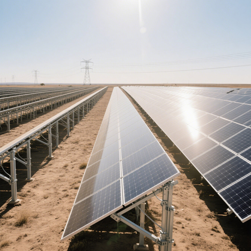 Op maat gemaakte tilthoeken op de grond zonne-installatiebeugels voor eenvoudige installatie en verbeterd landgebruik
