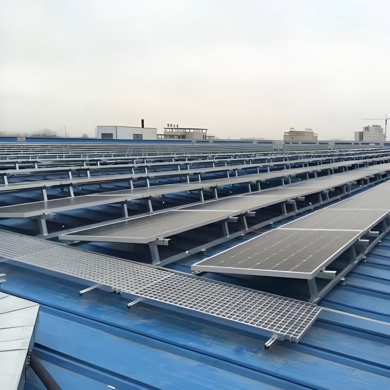 Zonnepaneel Dakmontage Beugels die Stabiele Ondersteuning Bieden voor Zonnepanelen op Metalen Daken met Snelle Installatie