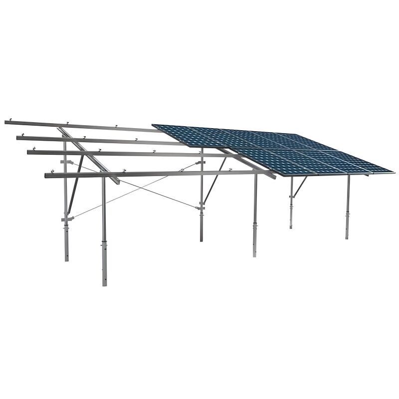 Voorgemonteerde beugels voor zonnepaneelmontage, waardoor installatietijd wordt bespaard en sterke ondersteuning voor zonnepanelen wordt geboden